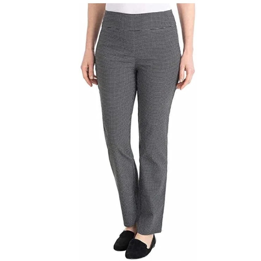 Hilary Radley Ladies Pull-on Pant with Tummy Control
Small,Black/Off-White